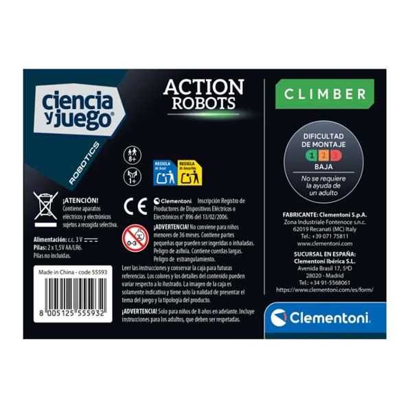 ciencia y juego robot climber (clementoni - 55593)