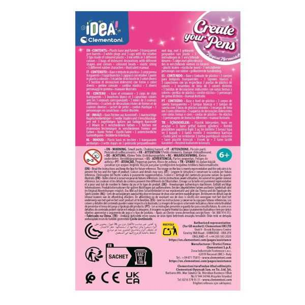 idea mini laboratorio de bolis sirenas (clementoni - 18131)