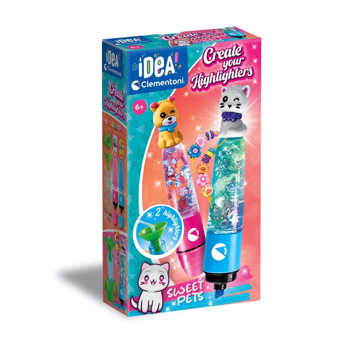 idea mini laboratorio subrayadores sweet pets (clementoni - 18875)