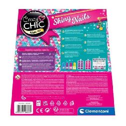 crazy chic uÑas brillantes en oscuridad (clementoni - 18689)