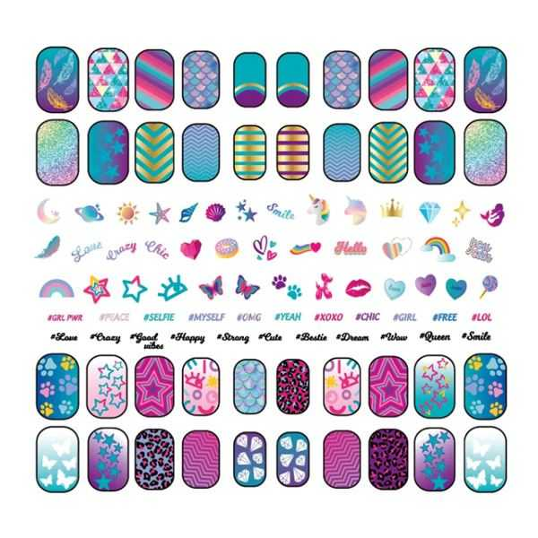 crazy chic uÑas brillantes en oscuridad (clementoni - 18689)