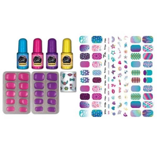 crazy chic uÑas brillantes en oscuridad (clementoni - 18689)