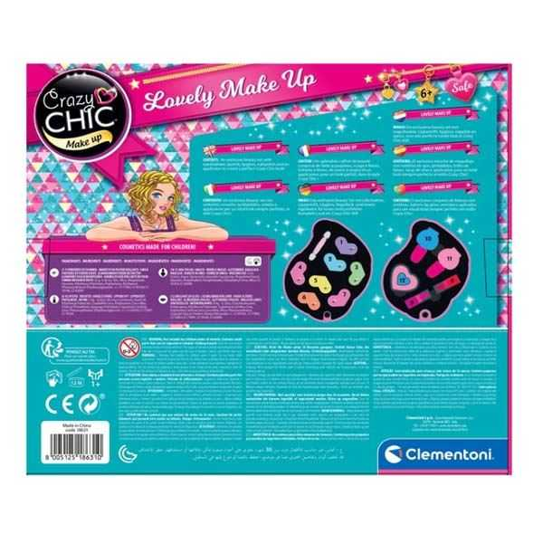 crazy chic neceser maquillaje sirena (clementoni - 18642)