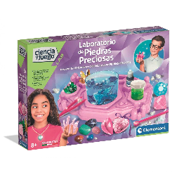 ciencia y juego laboratorio de piedras preciosas (clementoni - 55631)