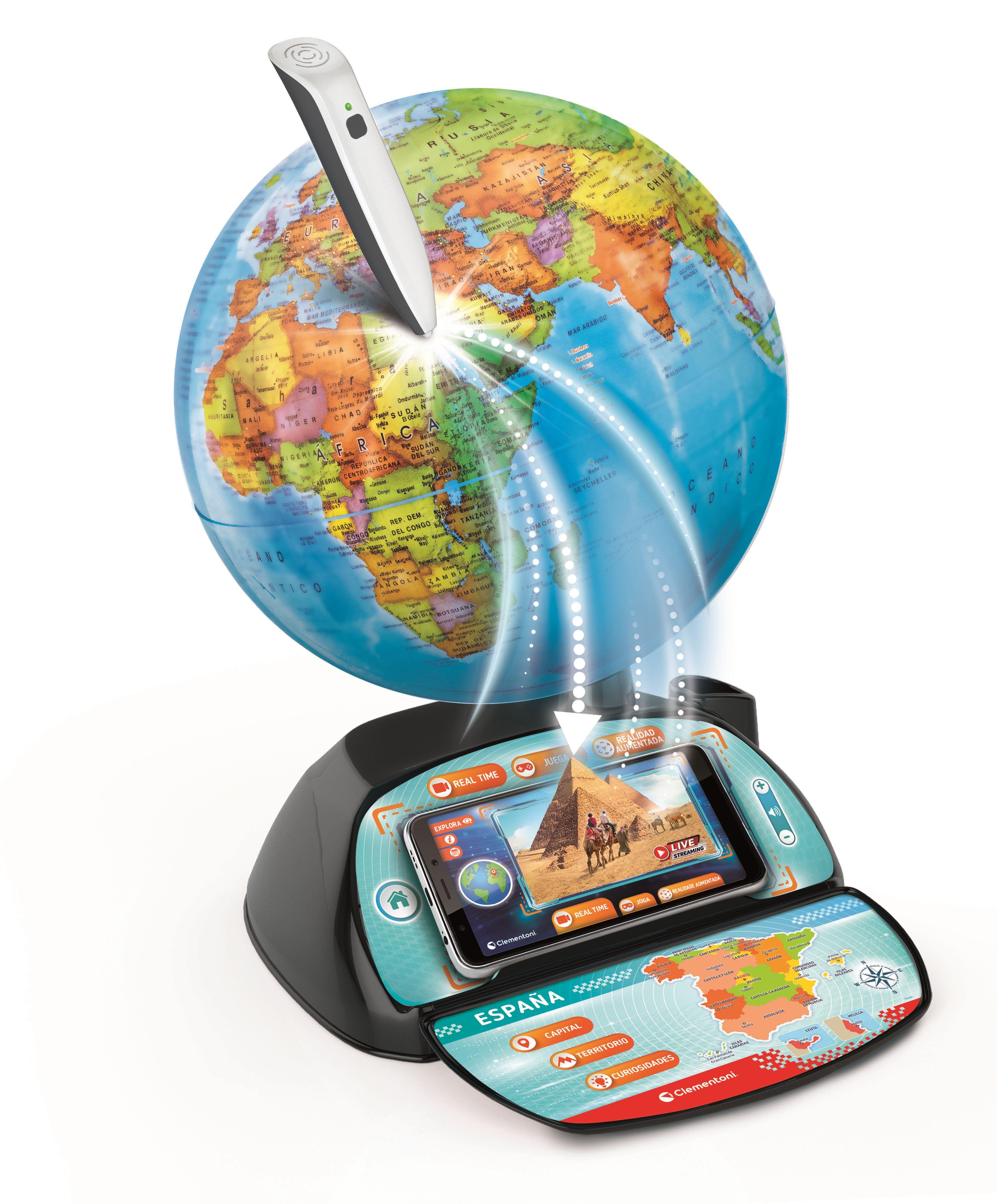 globo digital real time (clementoni - 55523)