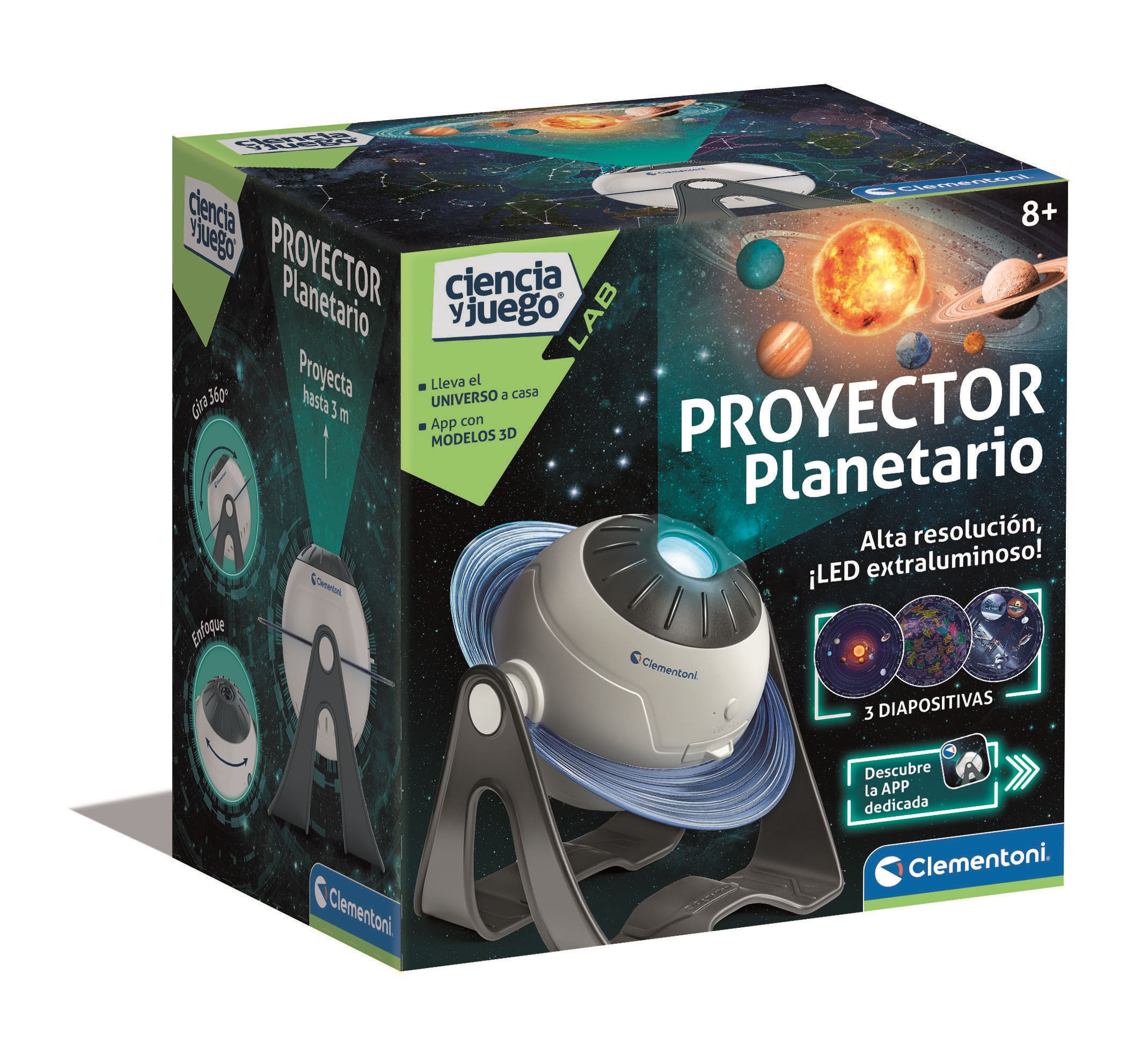 ciencia y juego proyector espacial (clementoni - 55564)