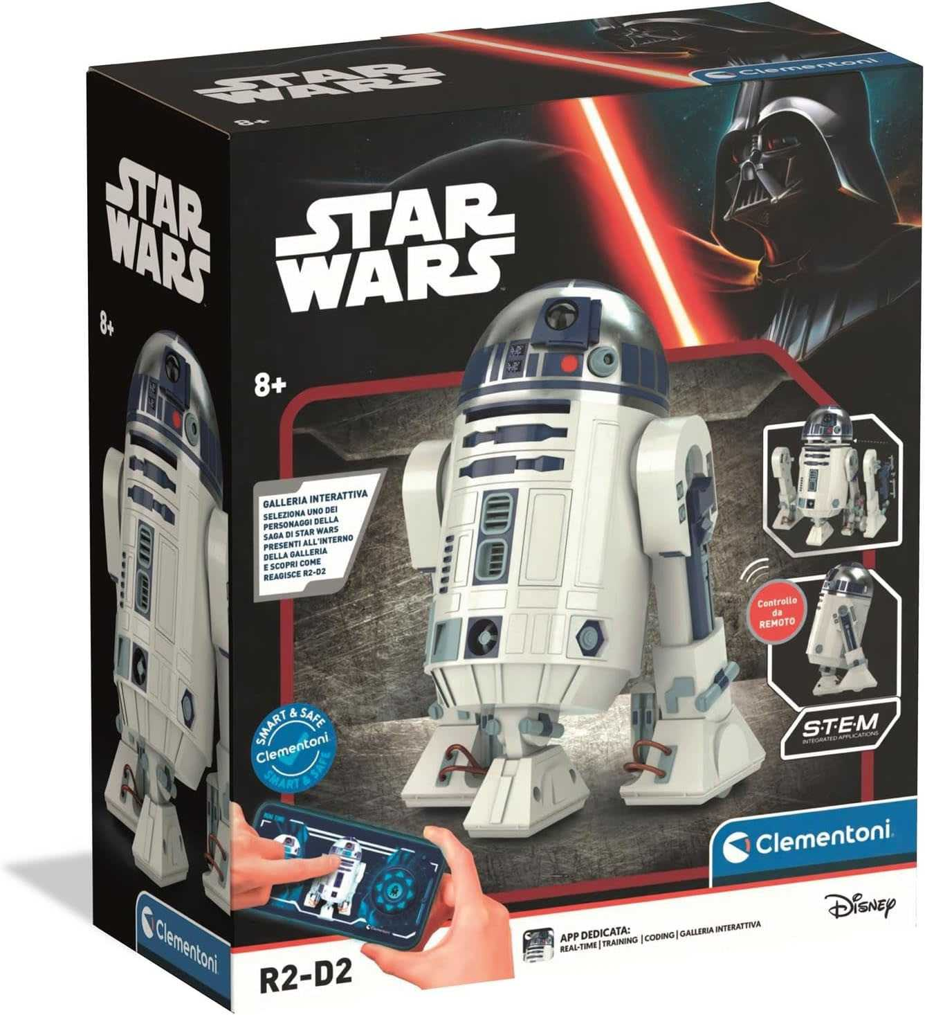 star wars r2-d2 robot (clementoni - 55634)