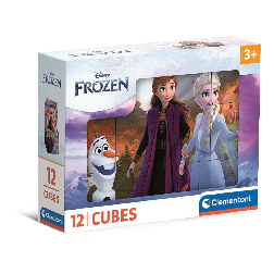 frozen rompecabezas 12 cubos (clementoni- 41192)