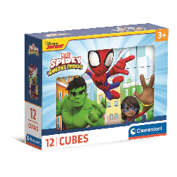 spidey rompecabezas 12 cubos ( clementoni - 41198 )