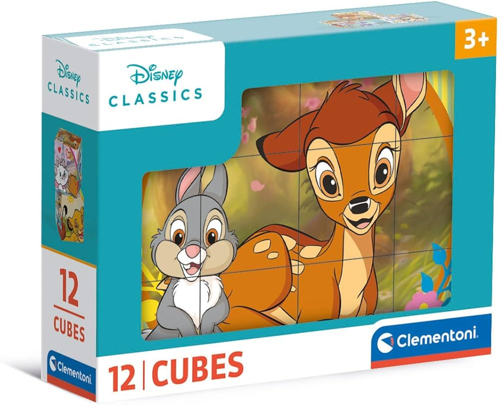 disney classic rompecabezas 12 cubos (clementoni - 41196)