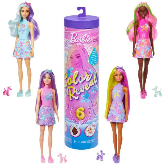 barbie color reveal ciber series surtidas (mattel - jfv58)