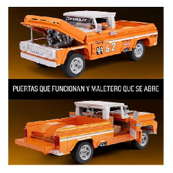 mega hot wheels elite 62 chevrolet pick-up (mattel - jft20)