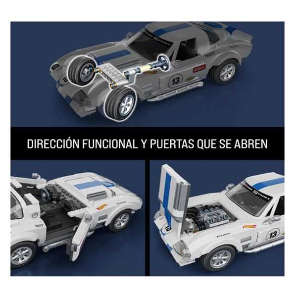 mega hot wheels elite corvette grand sport (mattel - jgr31)