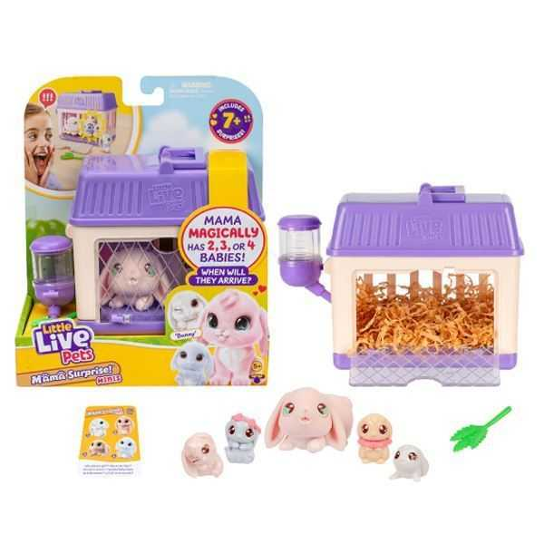 moose little live pets mini mama surprise (moose toys - 630996266250)