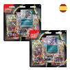 pokemon pack de 3 sobres megaevolucion fuegos fantasmales (bandai - pc10187)