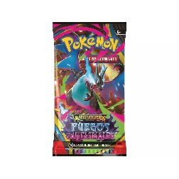 pokemon sobre 10 cartas megaevolucion fuegos fantasmales (bandai - pc10190)