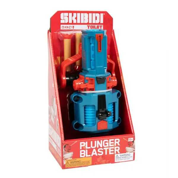 skibidi toilet plunger blaster (toy  partner - 1420)