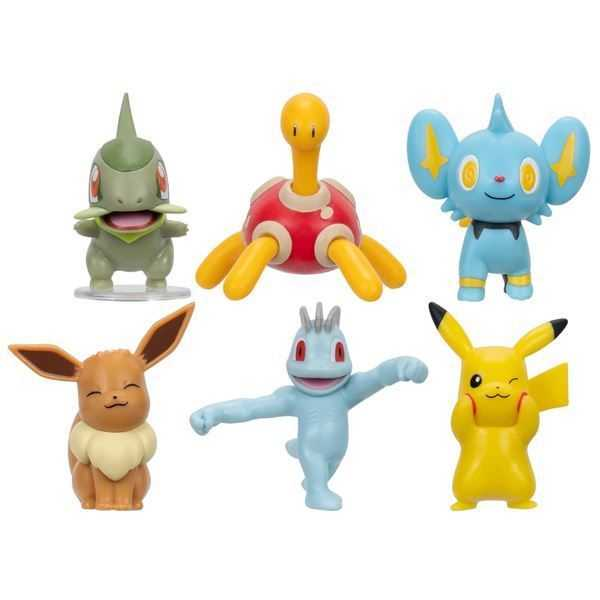 pokemon battle multipack 6 figuras surtidas (jazwares iberia - pkw3614)