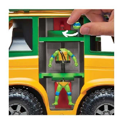 tmnt estacion mutante con 6 figuras playset ( famosa - t0203000)