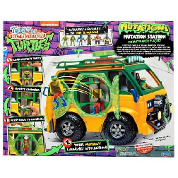tmnt estacion mutante con 6 figuras playset ( famosa - t0203000)