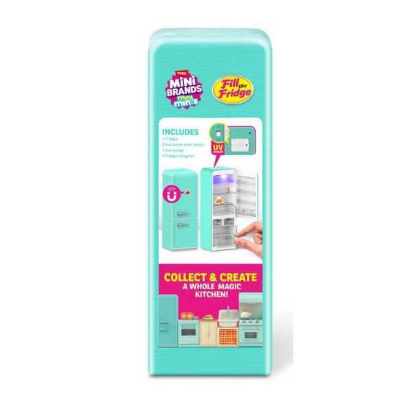 zuru mini brands s1 fill the fridge playset (zuru - 77673)
