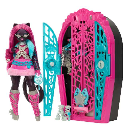 monster high skulltimate secrets catty (mattel - jbg82)
