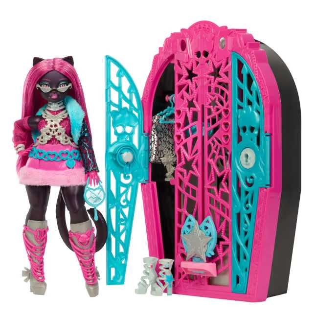 monster high skulltimate secrets catty (mattel - jbg82)