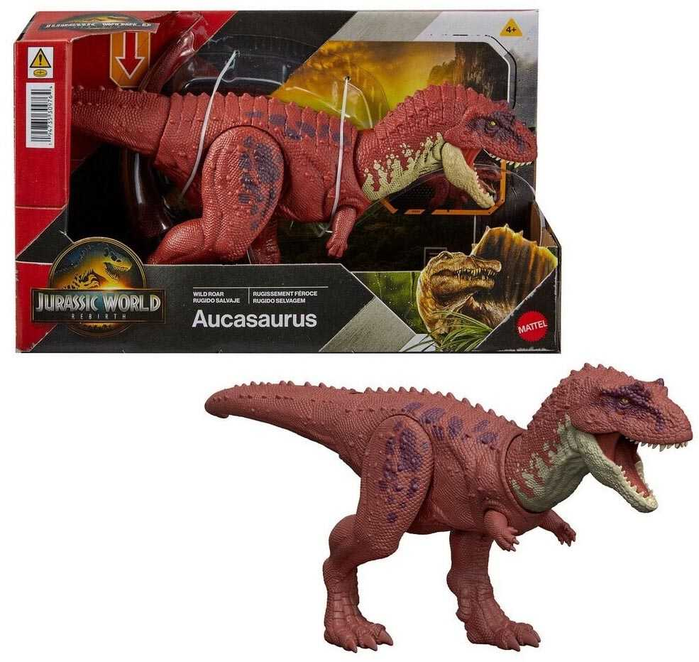 jurassic world wild roar dinosaurio aucasaurus (mattel - jgb88)