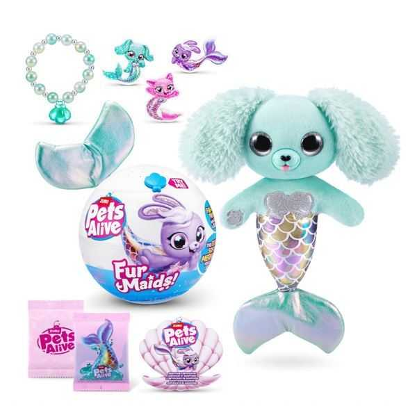 zuru pets alive furmaids de peluche (zuru - 9555)