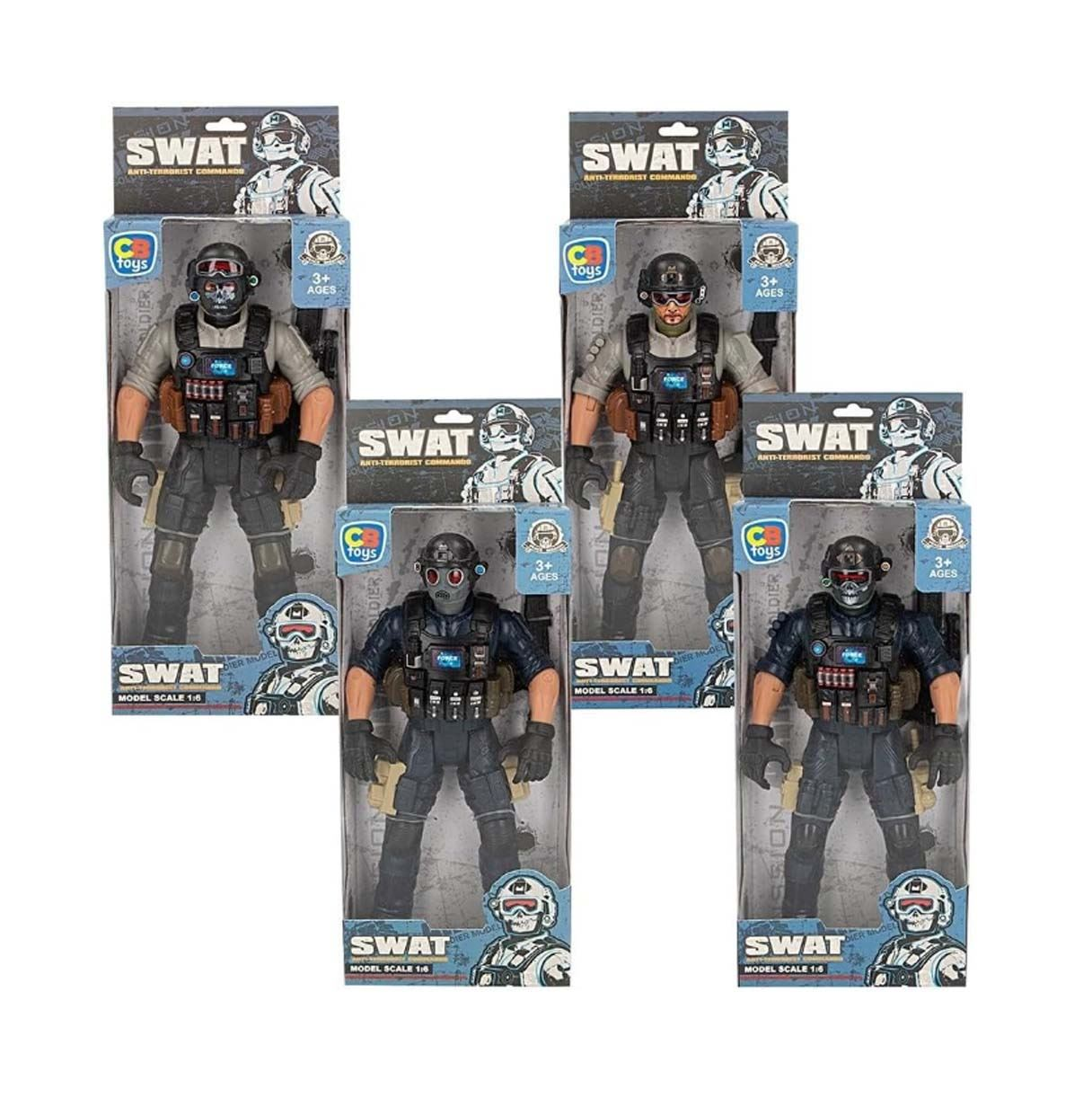figura soldado comando swat surtidos (color baby - 47040)