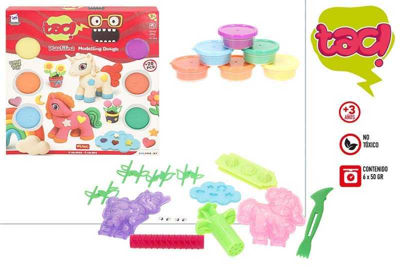 cb toys pack 6x50 gr botes plastilina colores con moldes (color baby - 39293) cb toys pack 6x50 gr botes plastilina colores con moldes (color baby - 39293)