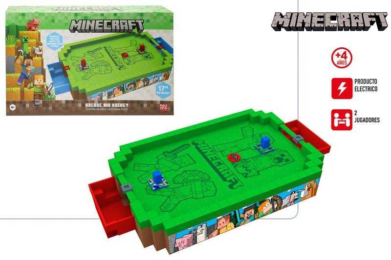 minecraft air hockey arcade premium overworld (color baby - 77713)