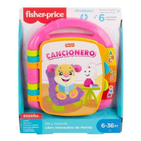 fisher libro interactivo aprendizaje (mattel dlf23)