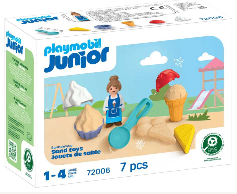 playmobil junior sand heladeria (playmobil - 72006)