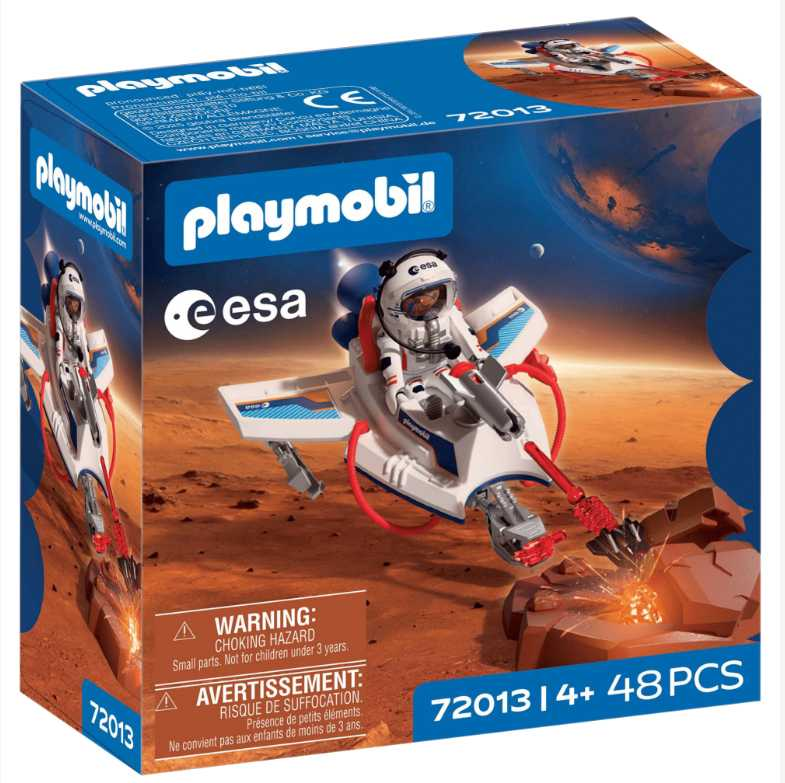 playmobil planeador espacial de la esa (playmobil - 72013)
