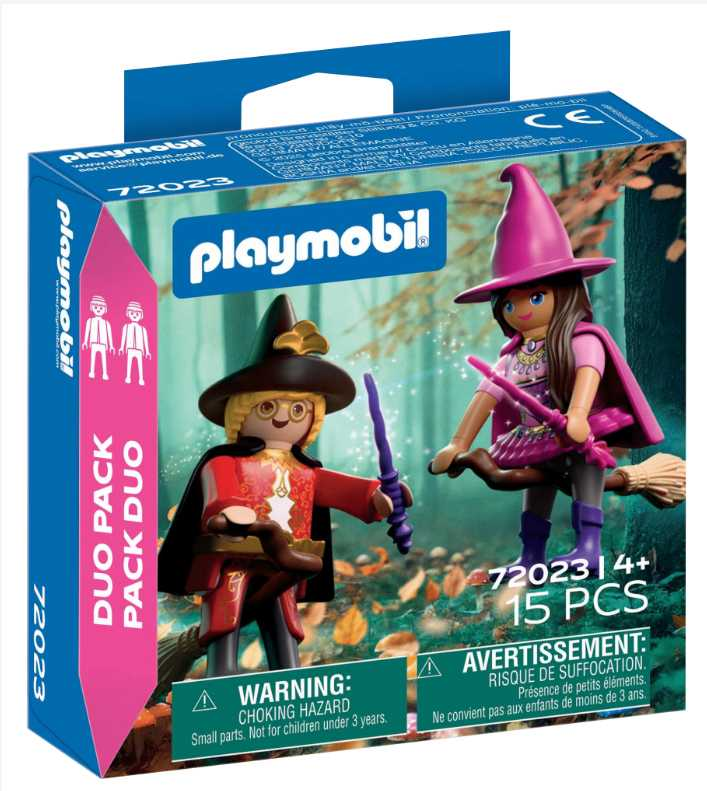 playmobil duo pack bruja y mago (playmobil - 72023)