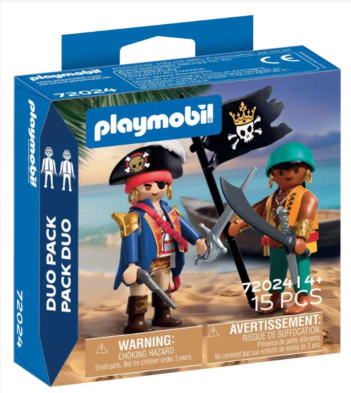 playmobil duo pack piratas (playmobil - 72024)