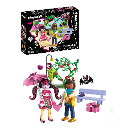 playmobil monster high cita de san valentin (playmobil - 72043)