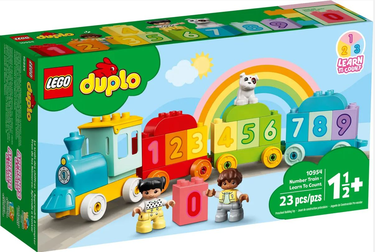 lego duplo tren de los numeros (lego - 10954)