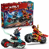 lego ninjago carrera relampago en moto de kai (lego - 71838)