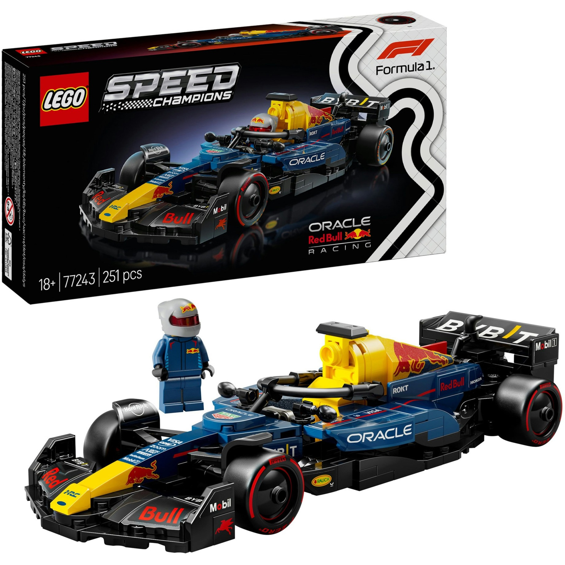 lego speed champions coche oracle red bull racing  (lego - 77243)