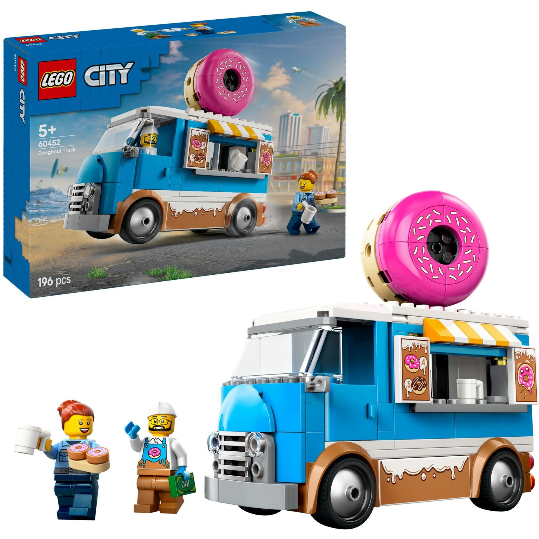 lego city camion de donuts (lego - 60452)