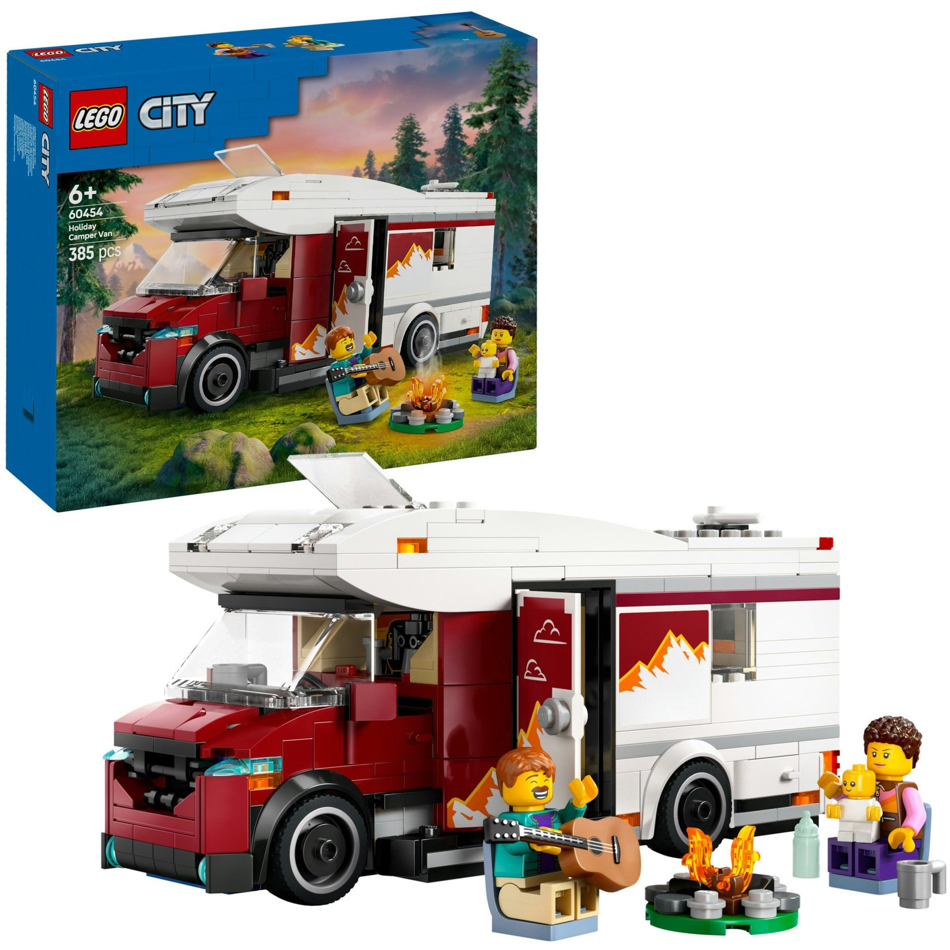 lego city autocaravana aventurera vacaciones (lego - 60454)