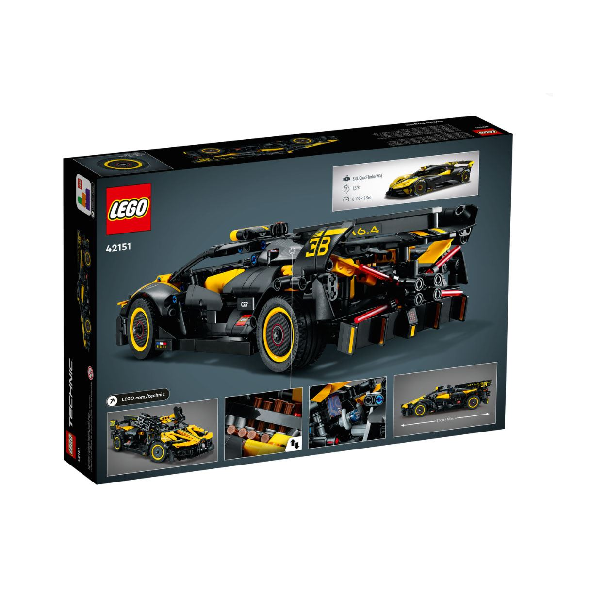 lego technic bugatti bolide ( lego - 42151)