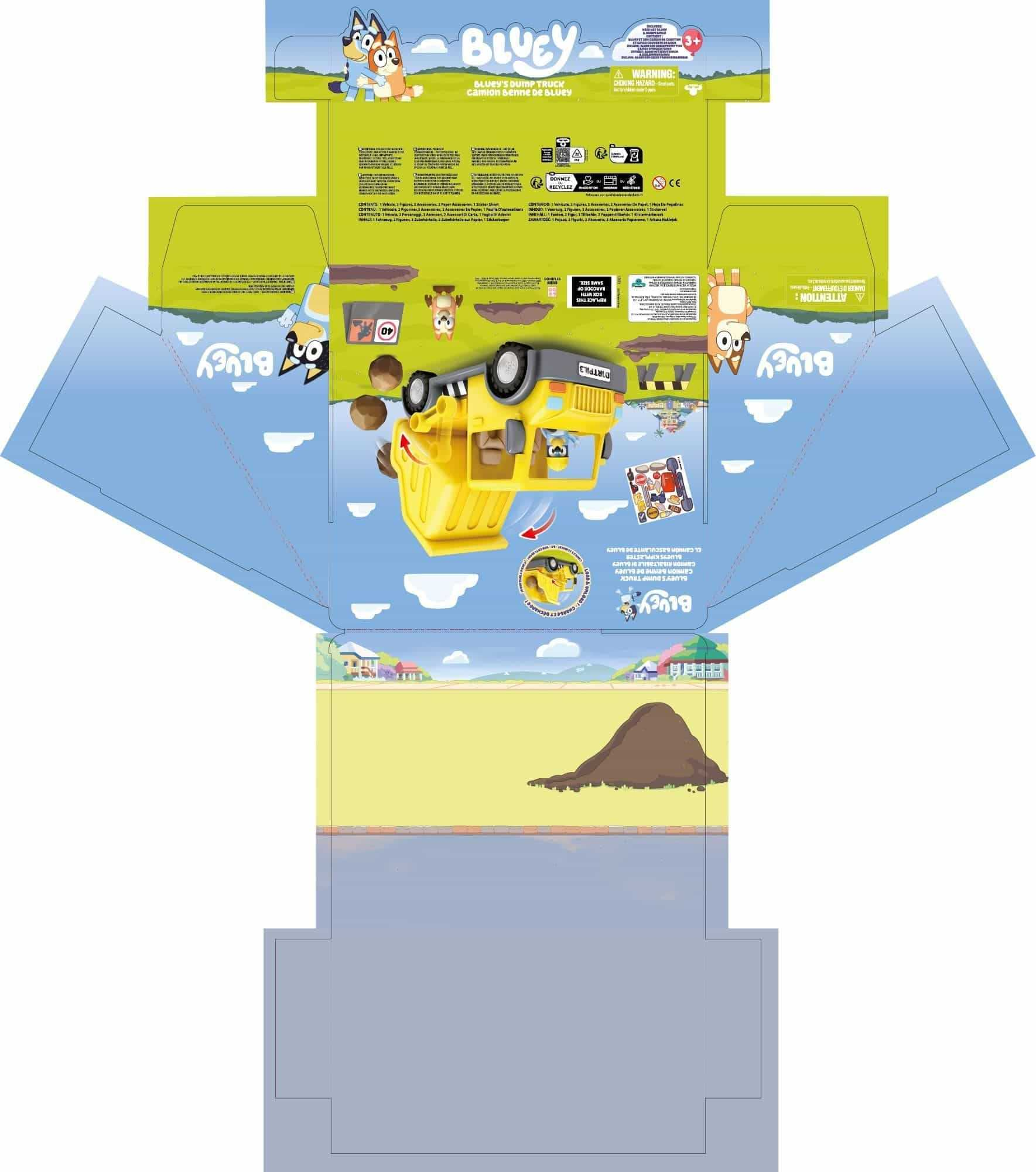 bluey dump truck (famosa - bly96000)