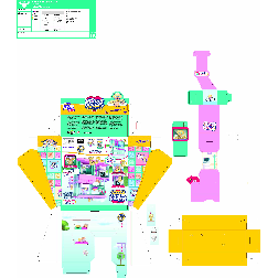 little live pets mama surprise baby care clinic (famosa - lp307000)