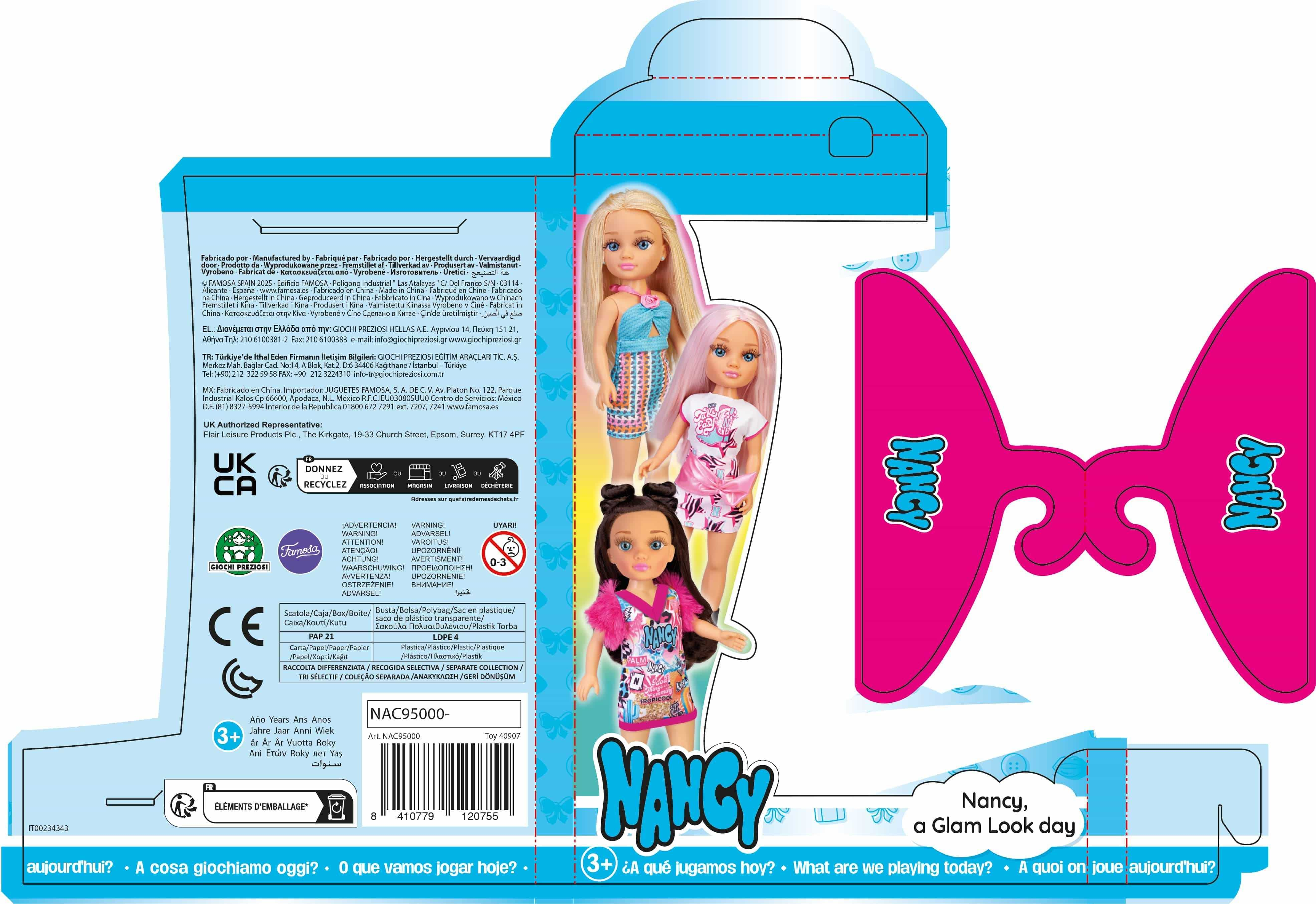 nancy vestido a glam look day surtidos (famosa - nac95000)