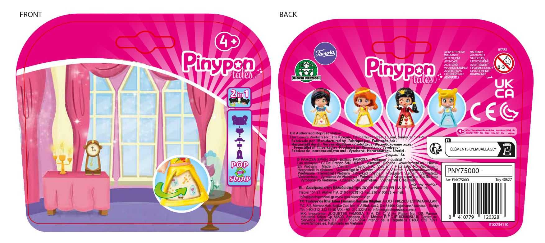 pinypon figura cuentos surtidas (famosa - pny75000)