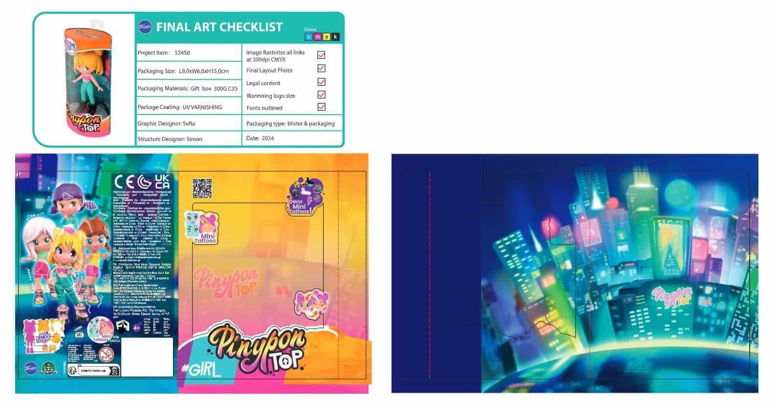 pinypon top girls surtidas (famosa - pnn00000)