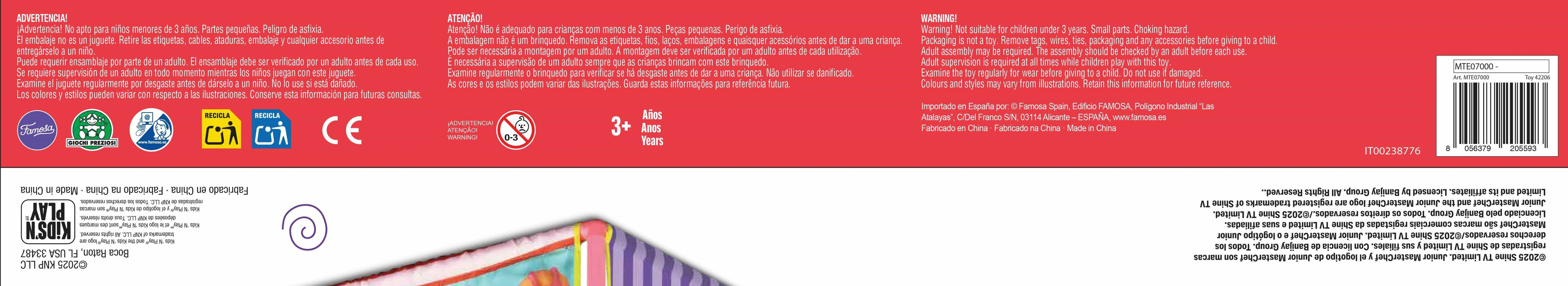 masterchef jr. tienda puesto de dulces (famosa - mte07000)